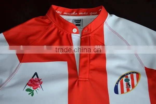 custom dye sublimation printing rugby jersey cheap custom rugby jersey