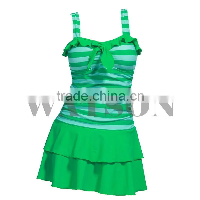 ladies swimming dress printing 7353