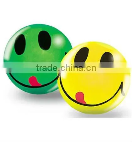 smile face inflatable Toy ball