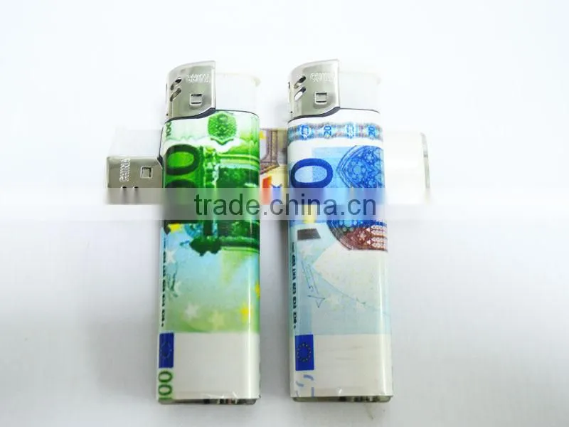wrap customized picture plastic material electronic lighter