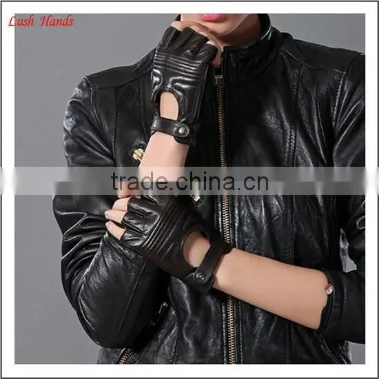 women fashion leather driving gloves wholesale