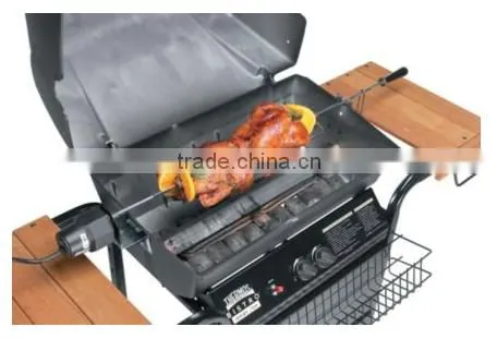 36" Universal BBQ Rotisserie Kit CE Motor with UK plug