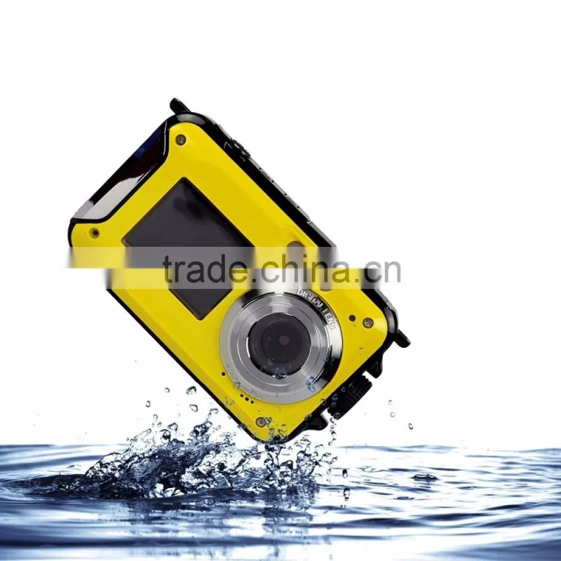 DC-16 WINAIT OEM Water proof 4k digital camera dual display 2.7'' TFT and 1.8'' TFT dual panel DC-16