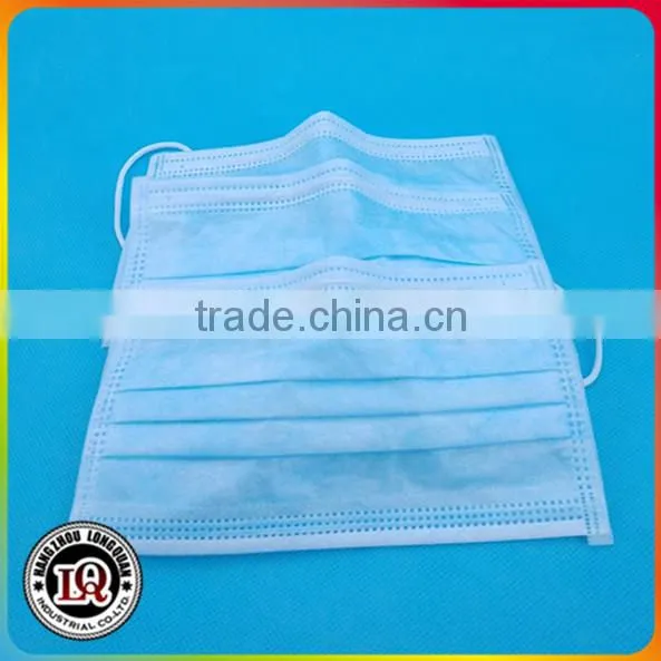 Cheap Price 3 ply Blue Ear Loop Face Mask
