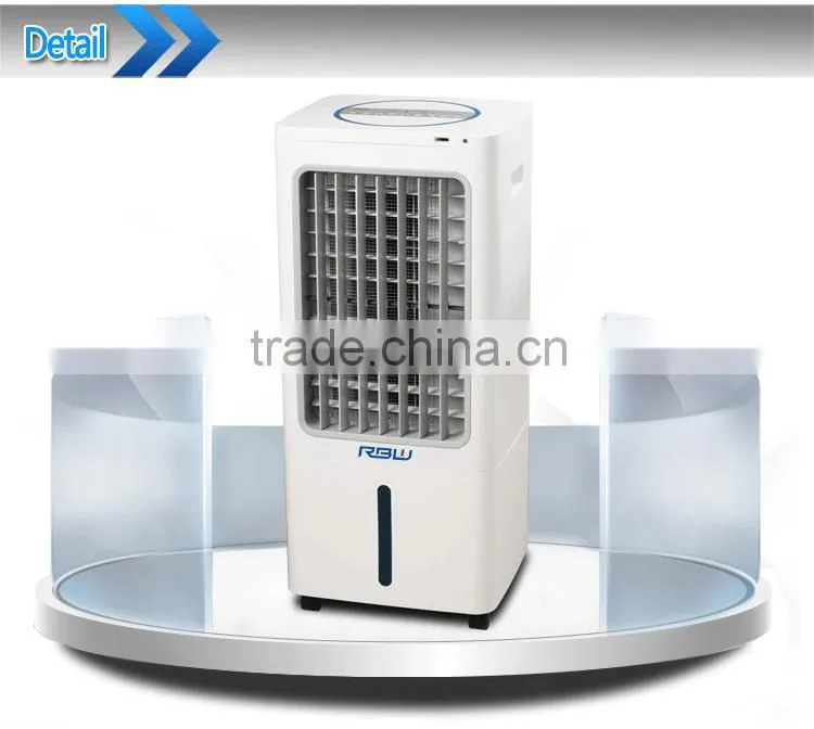 New Cross flow fan rechargeable low power consumption evaporative air cooler with multifunction
