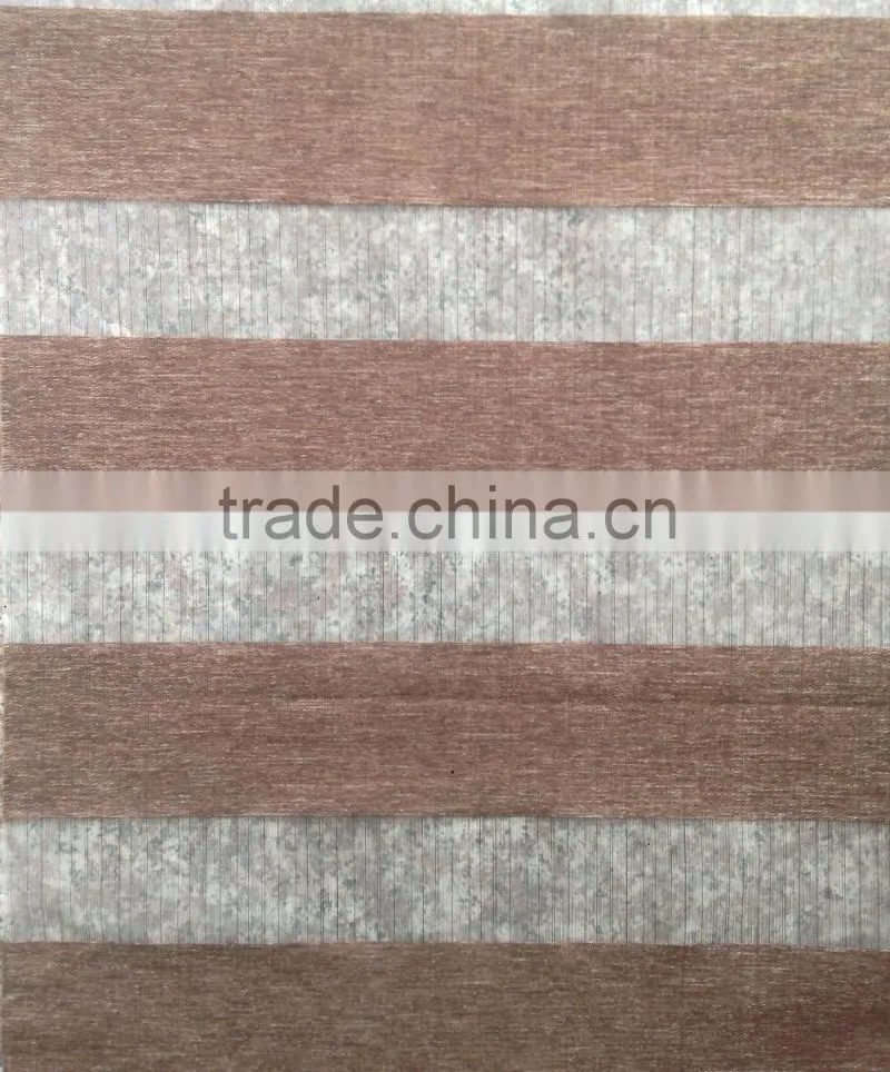QINGMIAO Hotsale Polyester Material Zebra Blinds Fabric for Office Window