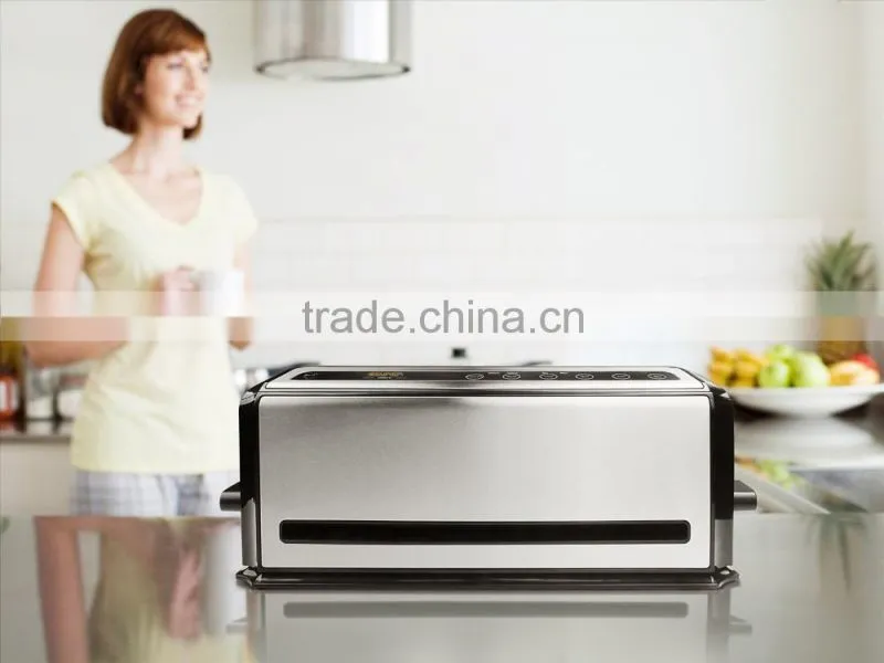 2016 New Arrival Stainless Steel Automatic Household Vertical Food Fresh Packing Machine, Food Saver Vacuum Sealer