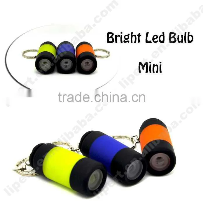 (130061) Led Rechargeable Emergency Flashlight Keychain USB Mini Torch