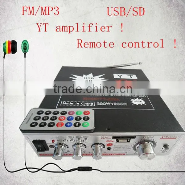ham amplifier YT-329A /remote control mp3 player