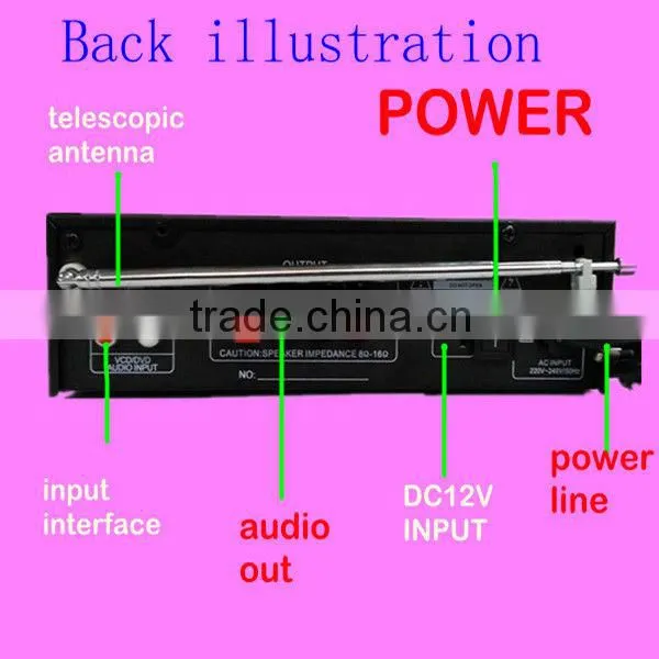 flashlight hf power amplifier YT -K03 with usb/sd/fm