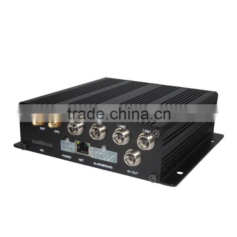 Anti-viabration Good Quality 4CH SD Card Car Mobile DVR for Vehicle
