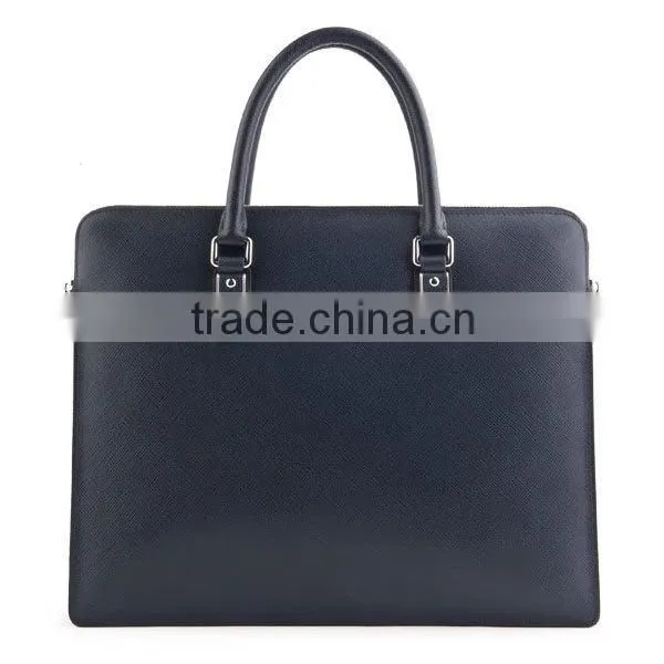 High quality men's genuine leather briefcases for lawyers