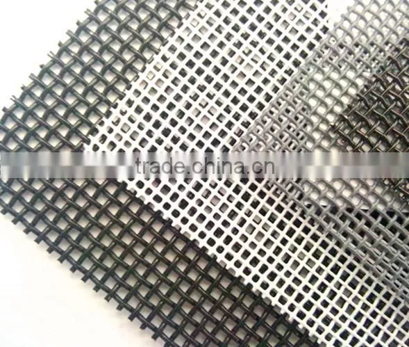 Powder Coated Black Stainless Steel Screen for Window