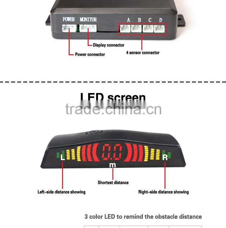 Special design waterproof anti-electromagnetism disturb parking sensor for truck
