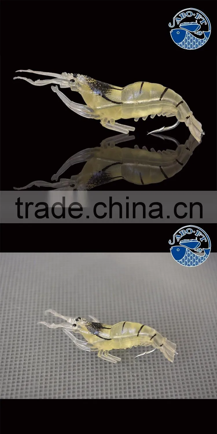 2016 wholesale price newest flavored soft shrimp fishing lure