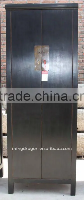 Chinese Antique Pink Wardrobe / Wedding Cabinet