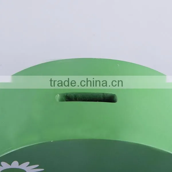 wood personalized cute tortoise money bank