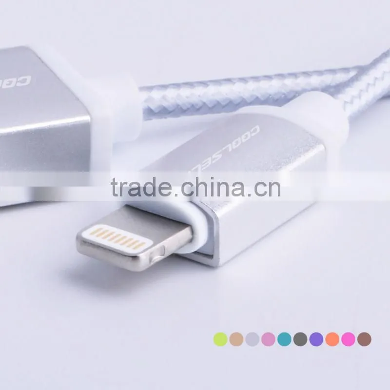 Original MFI cable supplier for Braided MFi Certified Reliable Charging and Syncing mfi usb data cable for all apple Devices