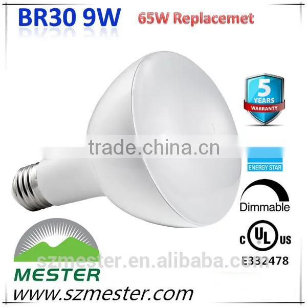 UL cUL ES E26 Dimmable 120V 1050lm 15w BR40 85 Watt Equal