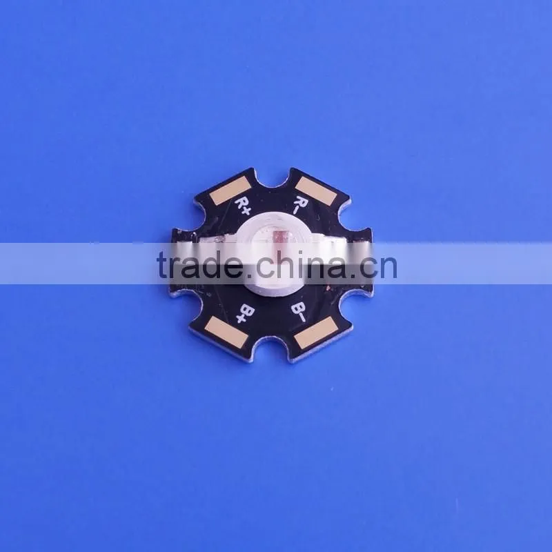 1W 3W RGB led pcb board with Optical lens