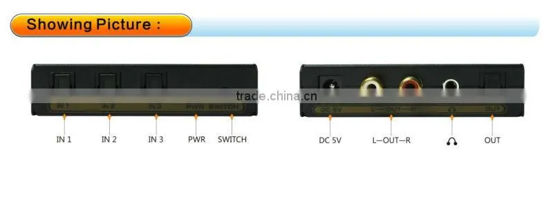 Ac3/dts digital audio decoder 3x1