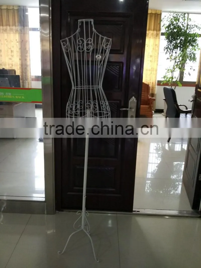 Cheap half-body female mental white mannequin dress show factory