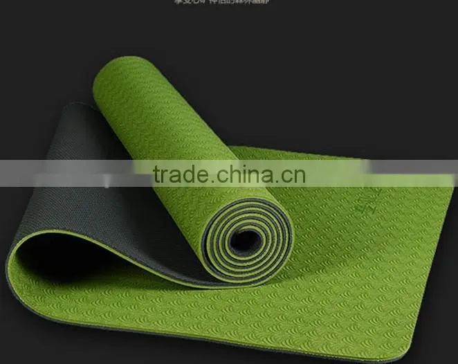 TPE yoga mat customer design home workout gym