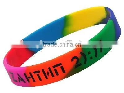 President selection custom embossed/ debossed silicone wristband, cheap silicone bracelet