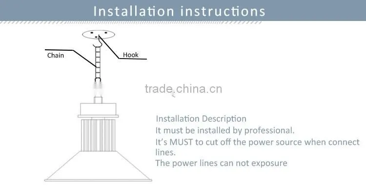 Industrial Factory Warehouse Lighting LED High Bay 150W