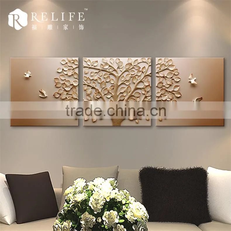 2015 Newest Beautiful Abstract tree in the wind oil paintings