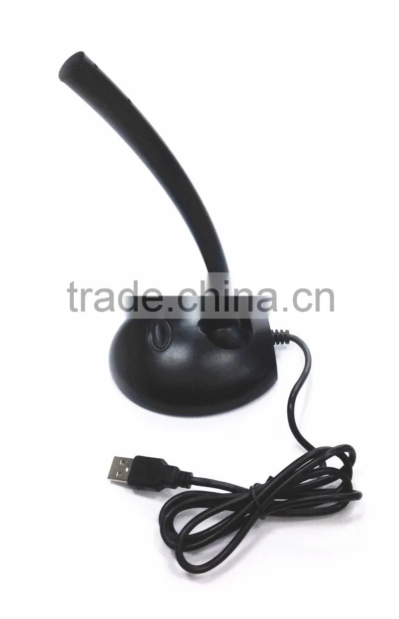 Desktop Microphone for PC TechPoint with 20-16000Hz Frequency response Black color