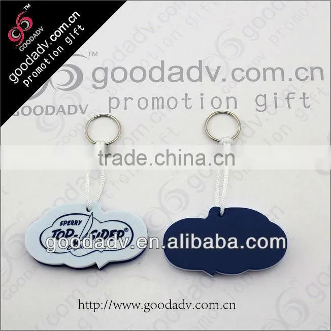 Hot selling ship shape keychain custom EVA keyring