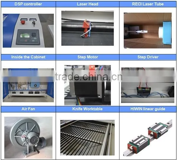 CO2 200w/300w laser tube laser cutting machine for metal and nonmetal