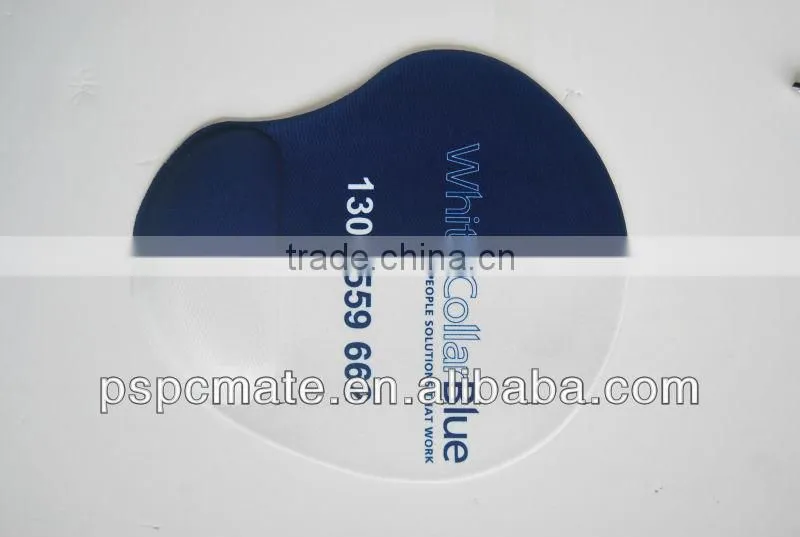 silicon gel mouse pad with wrist rest support