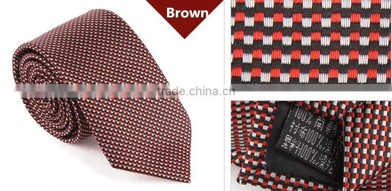 Men black business tie dot formal necktie from china