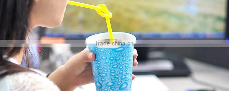 Disposable bending straws