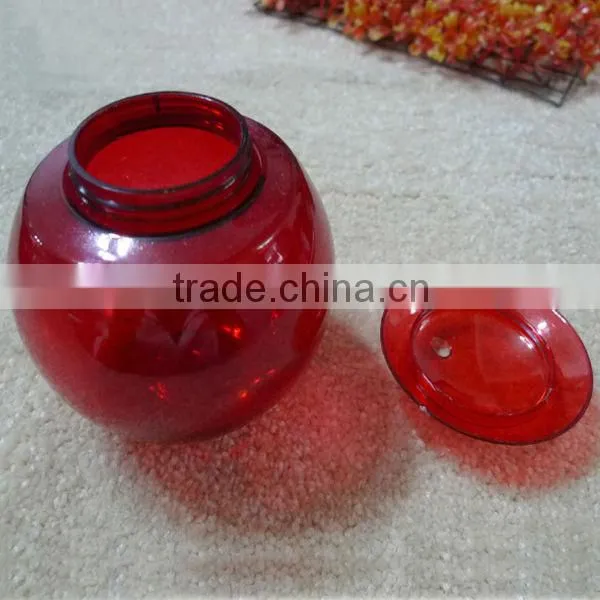 400ml/14oz BPA free ball shaped cup with straw