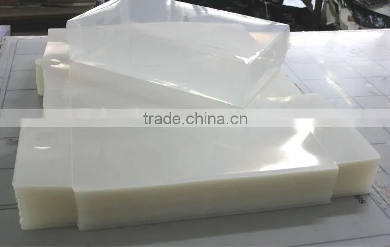 plastic soft nice pvc shoe boxes for shoes