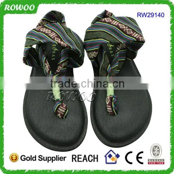 New Arrival Handmade Fashion Thong Sandals Ladies Beach Yoga Sandals