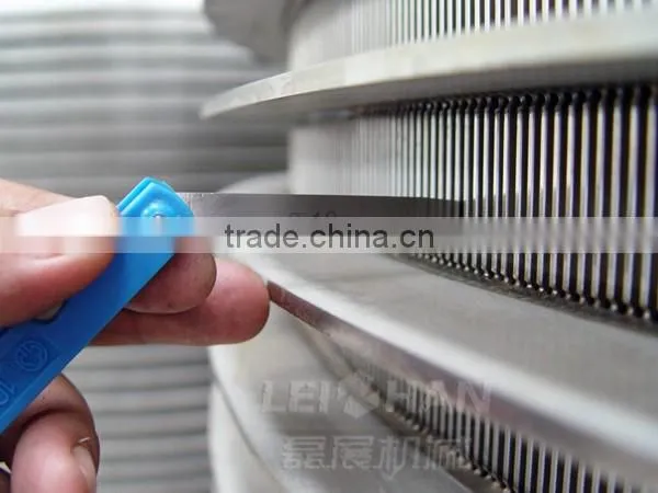 Slotted / hole type pressure screen sieve , screen basket