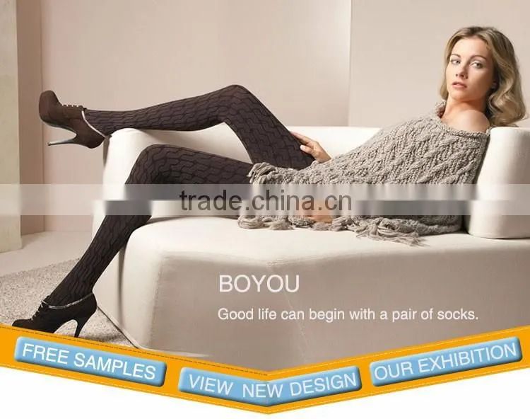 BY-161611 Hot Sale Girl Knee Boot Socks Cotton Women Socks From Asia China