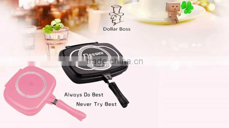 HQ Aluminium double sided grill pan