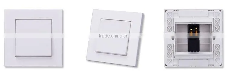 2016 Best Selling Products european style 1 gang 1 way 16A thin electric wall switch