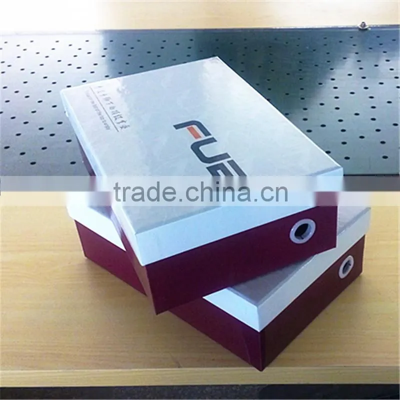 High quality logo printed shoe box,paperboard storage shoe box