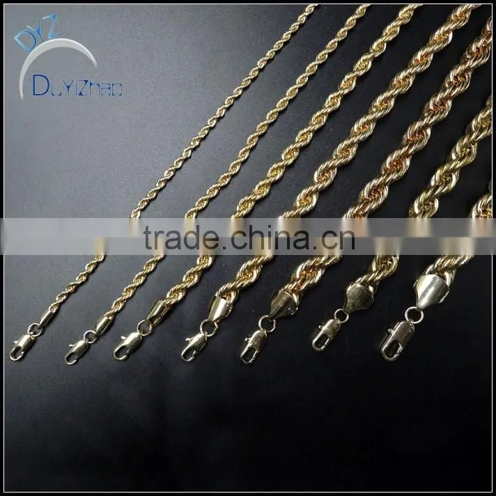 latest hip hop black rope chains, hip hop rope matel chain necklace