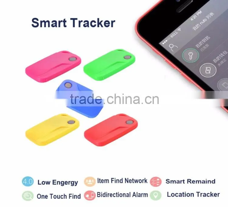 Mini personal GPS key tracker with selfie remote function
