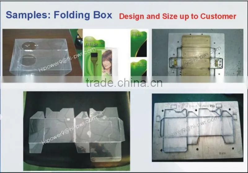 high frequency PVC folding box machine