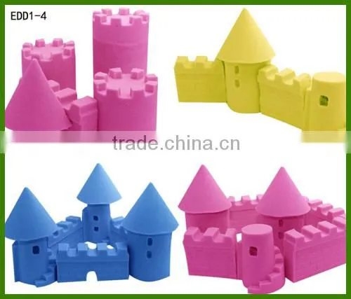 Non-toxic educational soft sand play sand kit,Dynamice Sand In Wholesale