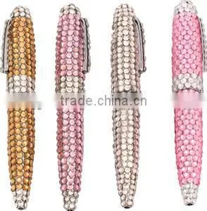 Mini Bling School Girl Pen Cheap Rhinestone Pen