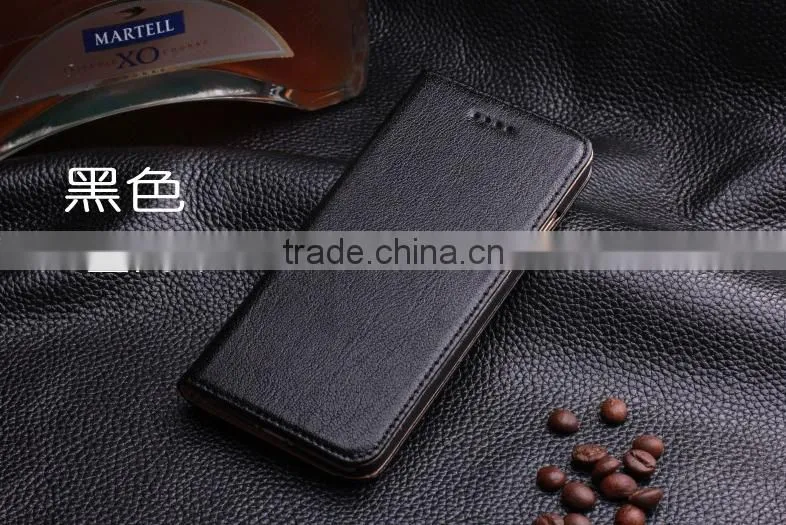 2015 Wholesale Phone Case For Business Men Plain Leather Case For iPhone 6
